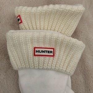 Hunter Half Cardigan Knitted Cuff Tall Boot Socks